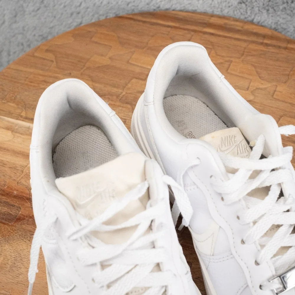 Nike Air Force 1 PLT.AF.ORM Triple White Size 6.5 US